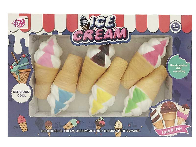 Latex Ice Cream(6in1) toys
