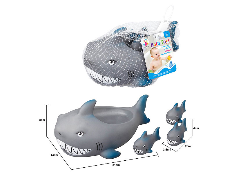 Latex  Shark(4in1) toys
