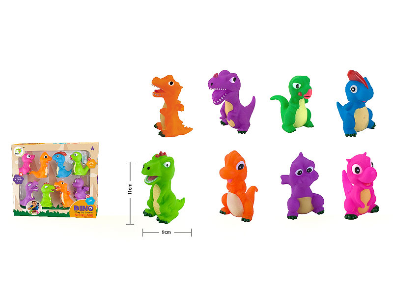 Latex Dinosaur(8in1) toys