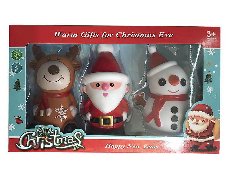 Latex Santa Claus W/L_M(3in1) toys