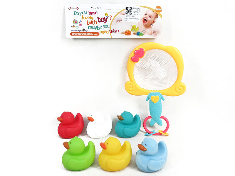 Latex Duck & Fishing toys