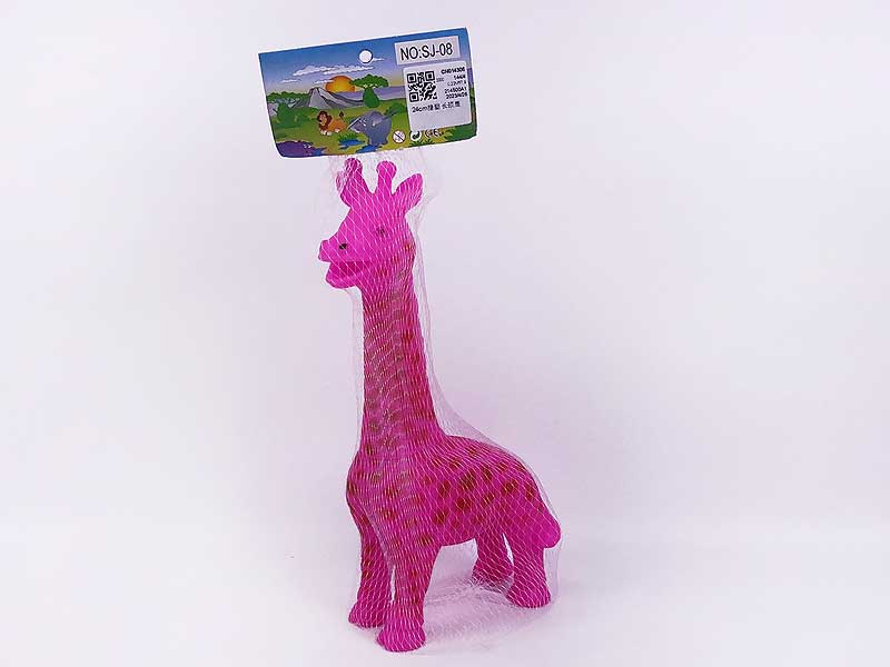 24cm Latex Giraffe W/S toys