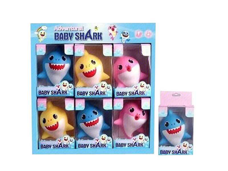 Latex Shark Baby W/L_M(6in1) toys
