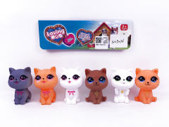 Latex Cat(6in1) toys