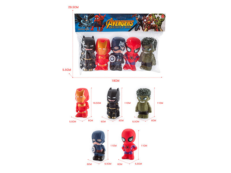Latex The Avengers(5in1) toys