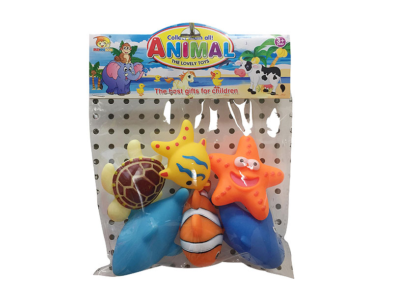 Latex Sea Animal(6in1) toys