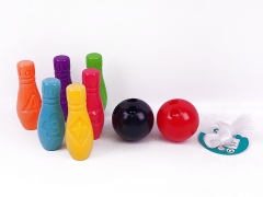 Latex Bowling Game(8in1) toys