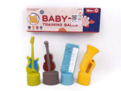 Latex Musical Instruments(4in1) toys