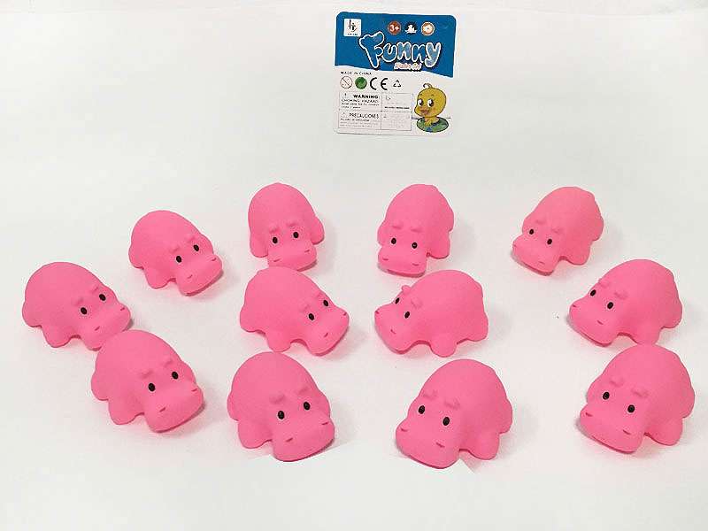 Latex Hippopotamus(12in1) toys