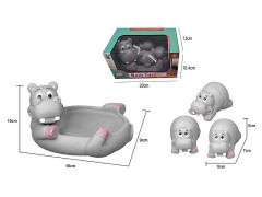 Latex Hippopotamus(4in1) toys