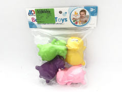 Latex Hippopotamus(4in1) toys