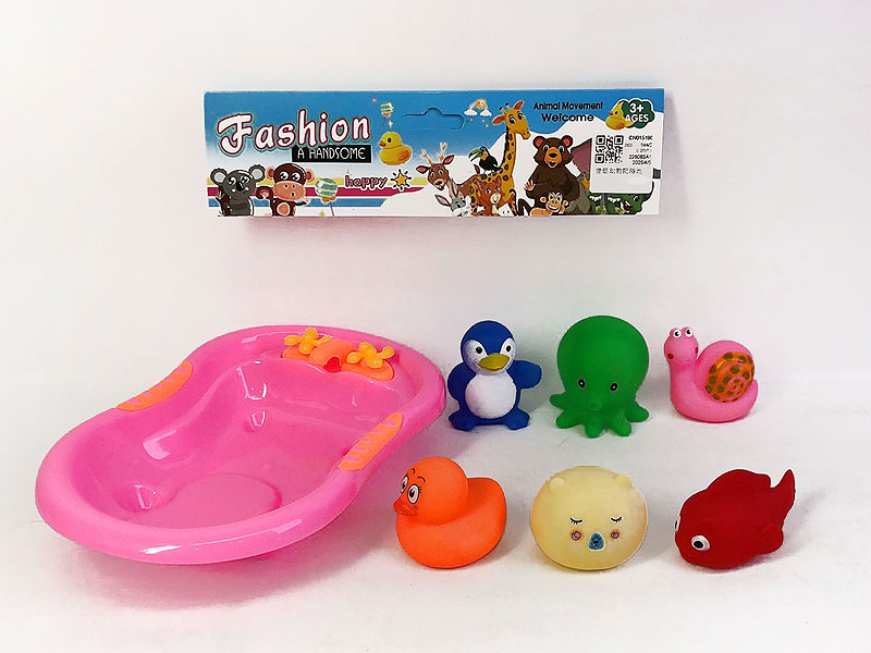 Latex Animal & Tub toys