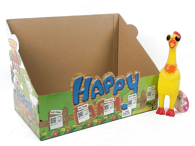 Latex Chicken W/S(24in1) toys