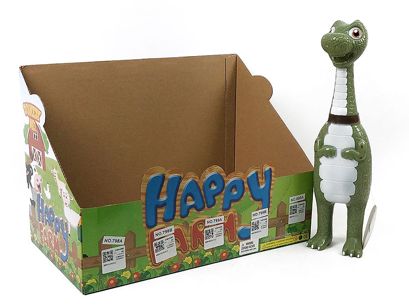 Latex Dinosaur W/S(12in1) toys