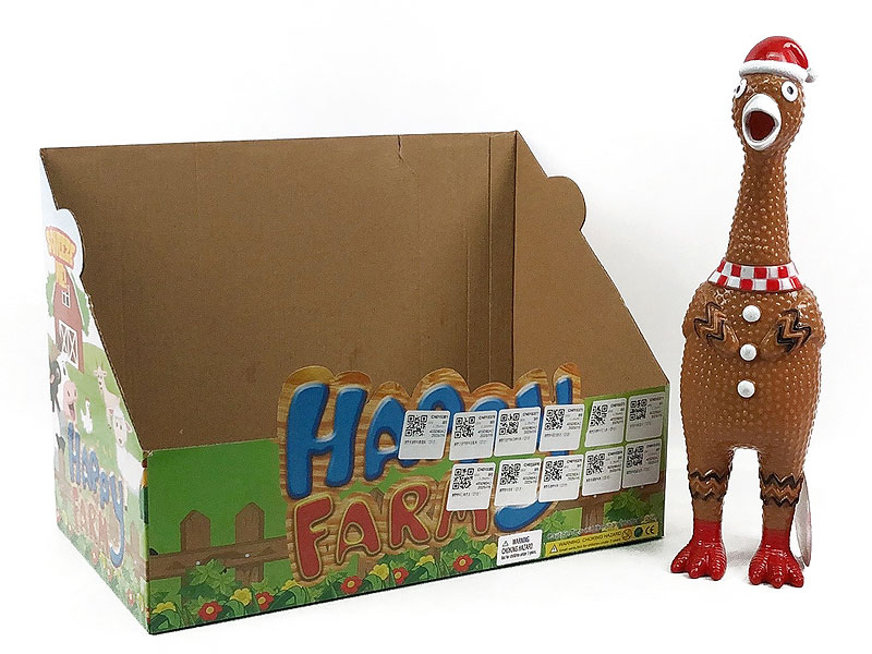 Latex Chicken W/S(12in1) toys