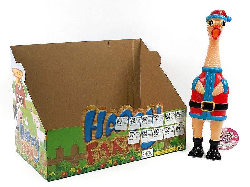Latex Chicken W/S(12in1) toys
