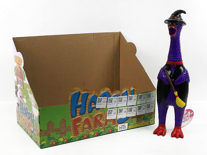 Latex Chicken W/S(12in1) toys