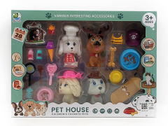 Latex Dog Set(4in1) toys