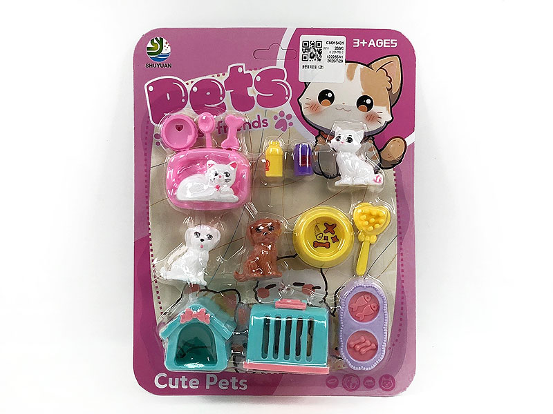 Latex Cat & Dog Set(2S) toys