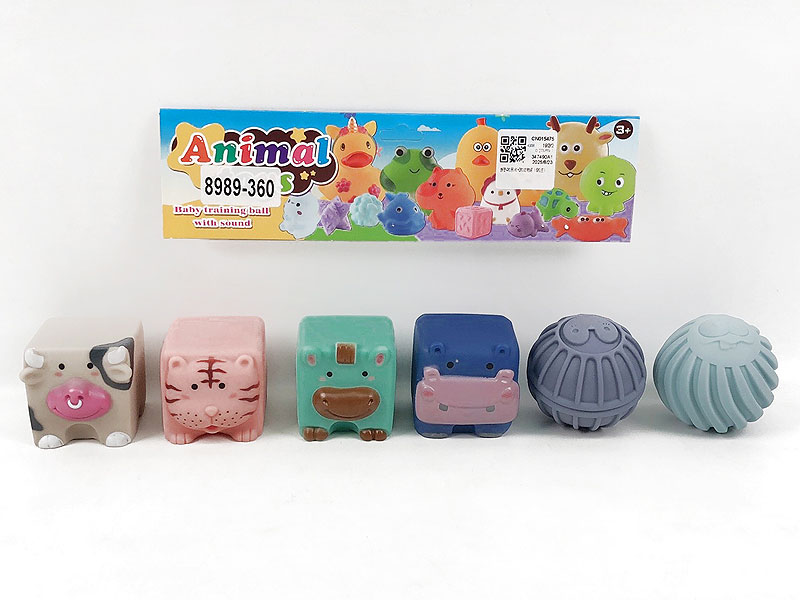 Latex Block & Ball(6in1) toys