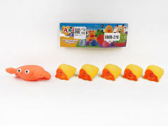 Latex Crab & Snail(6in1) toys