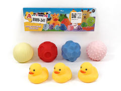 Latex Ball & Duck(7in1) toys