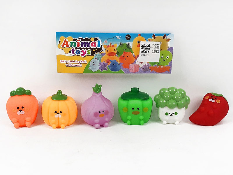 Latex Vegetable(6in1) toys