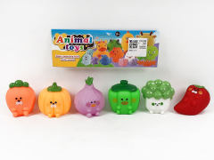 Latex Vegetable(6in1) toys