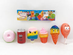 Latex Dessert(6in1) toys