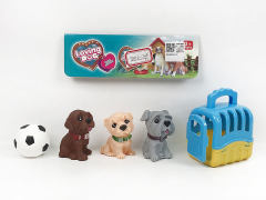 Latex Dog & Latex Ball Set(3in1) toys