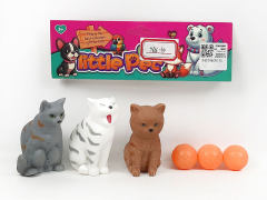 Latex Cat Set(3in1) toys