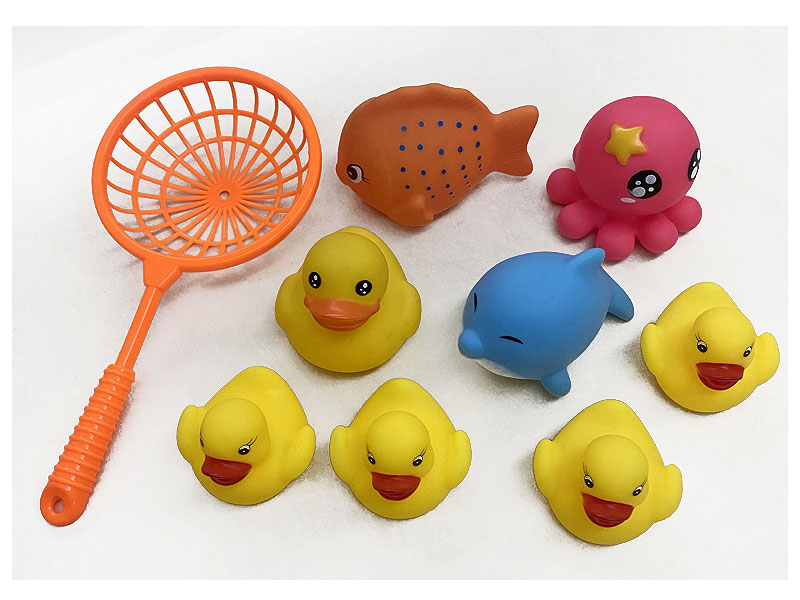 Latex Animal & Net Fishing toys