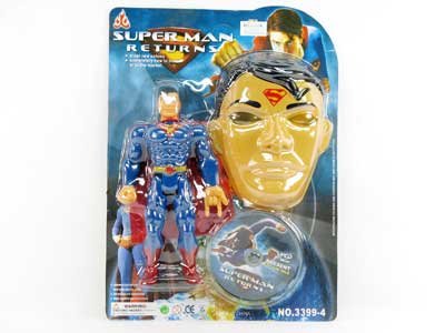 Super Man W/L_S & CD toys