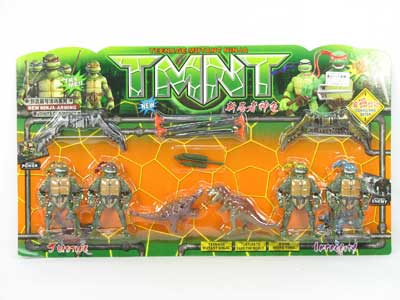 Turtles Set W/L & Bow &Arrow(4in1) toys