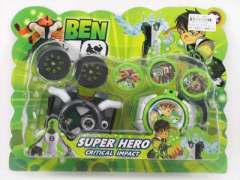 BEN10 Film Roll Enginery&Flying Disk  W/L_IC toys