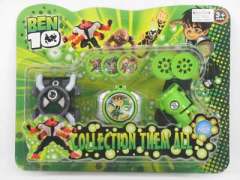 BEN10 Film Roll Enginery&Flying Disk  W/L toys