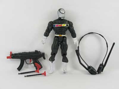 Super Man W/L & Soft Bullet Gun(2C) toys