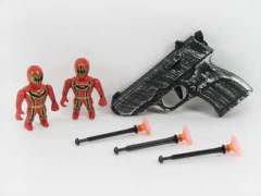 Super Man & Soft Bullet Gun toys