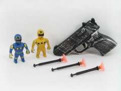 Super Man & Soft Bullet Gun toys