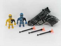 Super Man  & Soft Bullet Gun toys