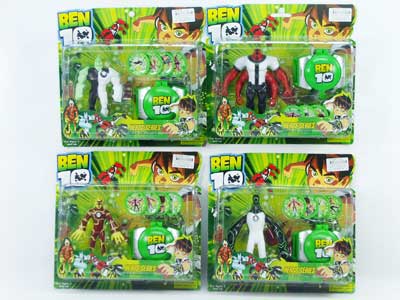 BEN10  Emitter & Beast(4S) toys