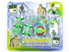 Ben10 Transtormer & Flying Saucer W/L_IC toys