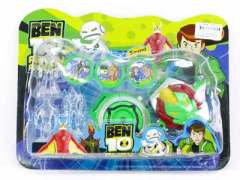 Ben10 Transtormer & Flying Saucer W/L_IC toys