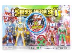 Ultraman W/L & Flying Disk Gun(4in1) toys