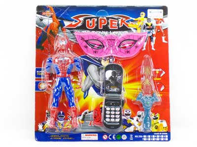 Spider Man Set  & Mobile Telephone W/L toys