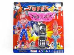 Spider Man Set  & Mobile Telephone W/L toys