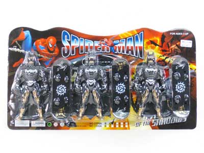 Bat Man W/L & Skate Board (3in1) toys