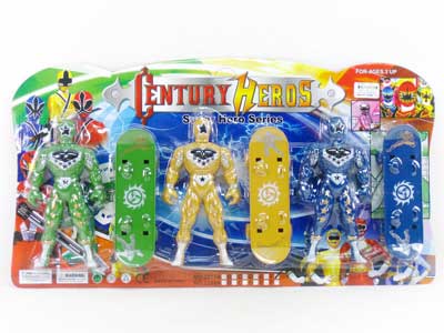 Super Man W/L & Skate Board (3in1) toys