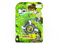 BEN10变身器带灯光音乐配飞碟发射器