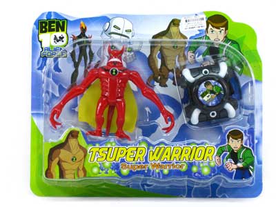 BEN10 Transtormer W/L_M & Super Man toys